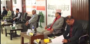 कांग्रेस केन्द्रीय कार्यसमिति बैठकको मिति असार १५ बाट १६ गतेलाई सर्यो